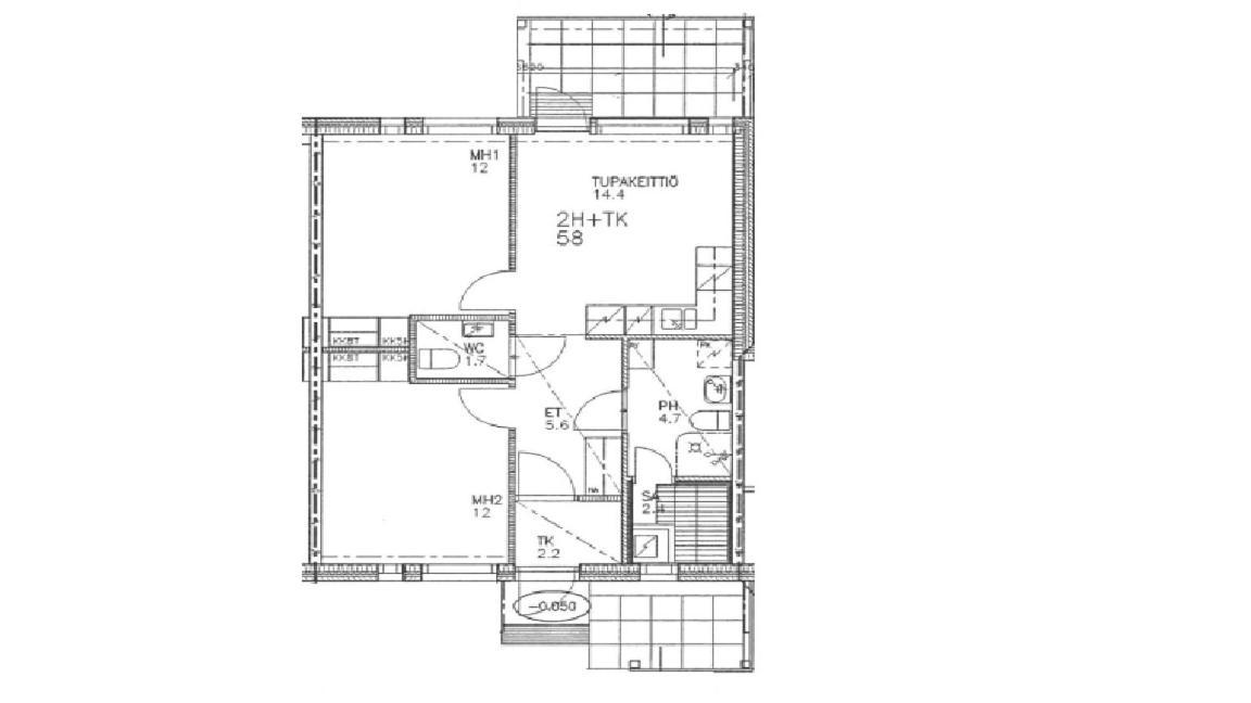 Merituuli Serviced Apartments, Kempele 2Br Apartment With Sauna Ngoại thất bức ảnh